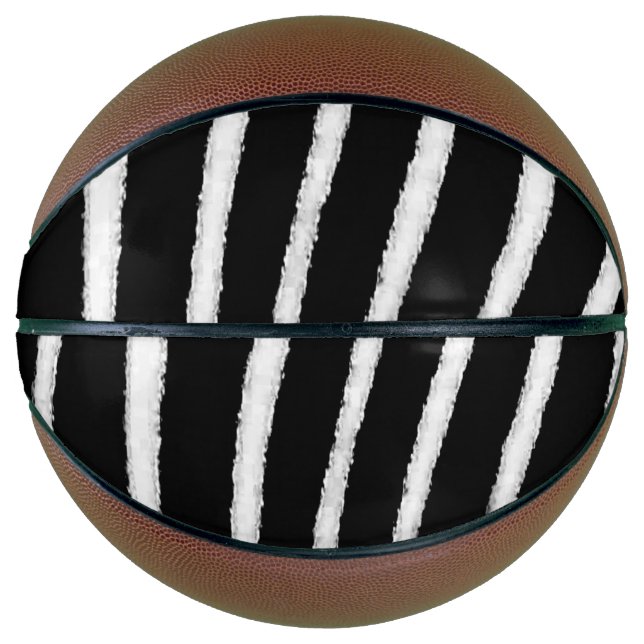 Balón De Baloncesto Impresión de cebra (Anverso)