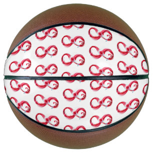 Balón De Baloncesto Infinito con Vino Tinto