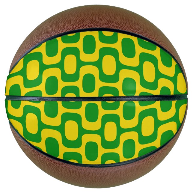 Balón De Baloncesto Ipanema Sidewalk Pattern, Beach Pattern, Brazil (Anverso)