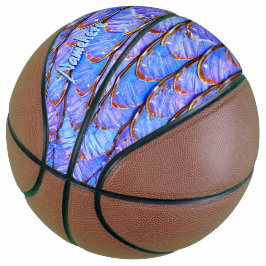 Balón De Baloncesto ¡Juega como un Chica! Alas de mariposa personaliza
