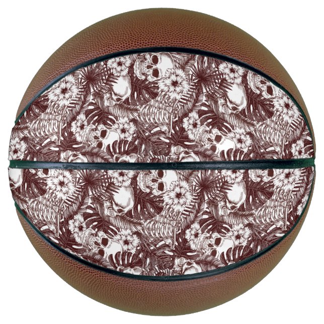 Balón De Baloncesto Jungle Skulls Basketball (Anverso)