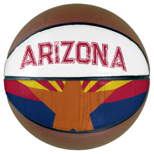 Balón De Baloncesto La bandera de Arizona Starburst Rugged