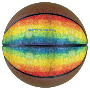 Balón De Baloncesto La bandera teñida con nudos de SlipperyJoe's arcoí