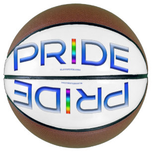 Balón De Baloncesto La palabra de orgullo de SlipperyJoe letras metáli