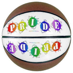 Balón De Baloncesto La señal de orgullo de colores arcoíris de Slipper