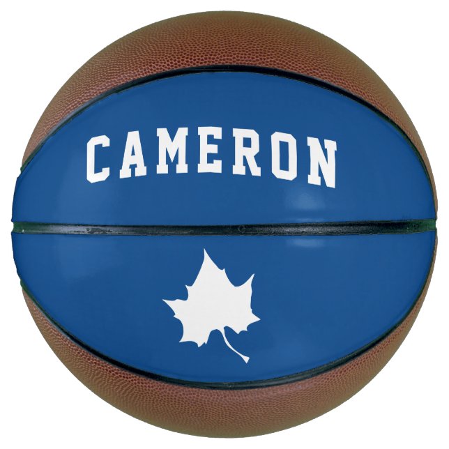 Balón De Baloncesto Leaf del estado de Indiana (Anverso)