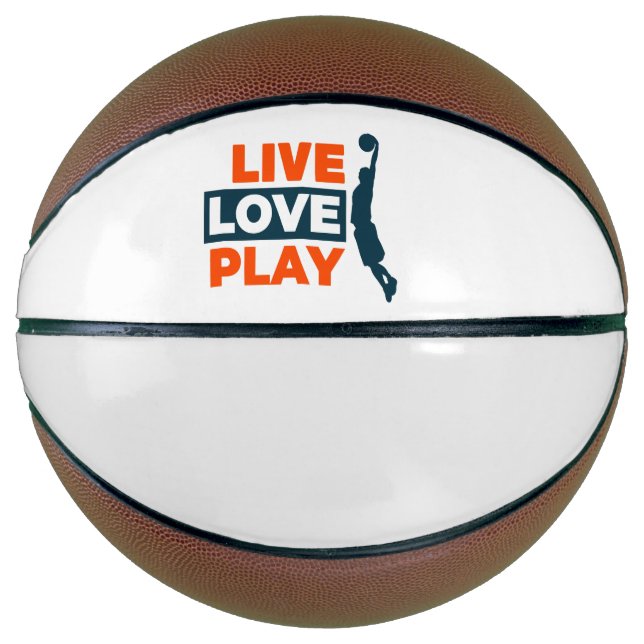 Balón De Baloncesto Live Love Play (Anverso)