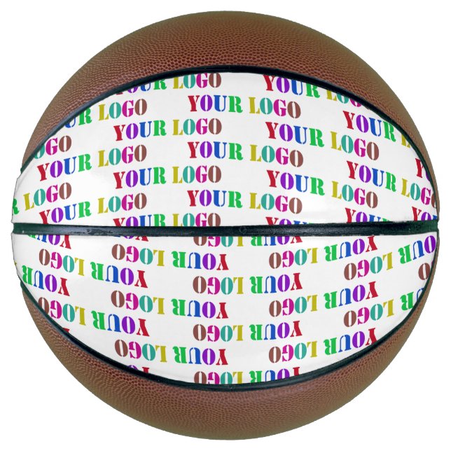 Balón De Baloncesto Logo de la empresa personalizado Tu regalo de básq (Anverso)