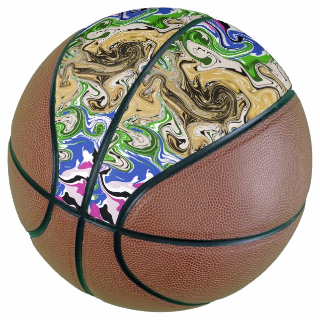 Balón De Baloncesto Los multicolores se liquidan (Angular)