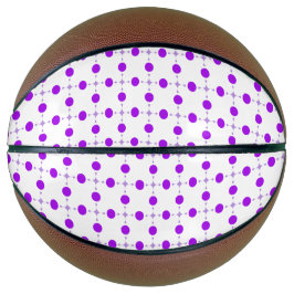 Balón De Baloncesto Lunares Morados, Patrón de Lunares, Lunares, Punte