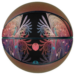 Balón De Baloncesto Malabarismo Abstracto Fantasía Moderna Arte Fracta