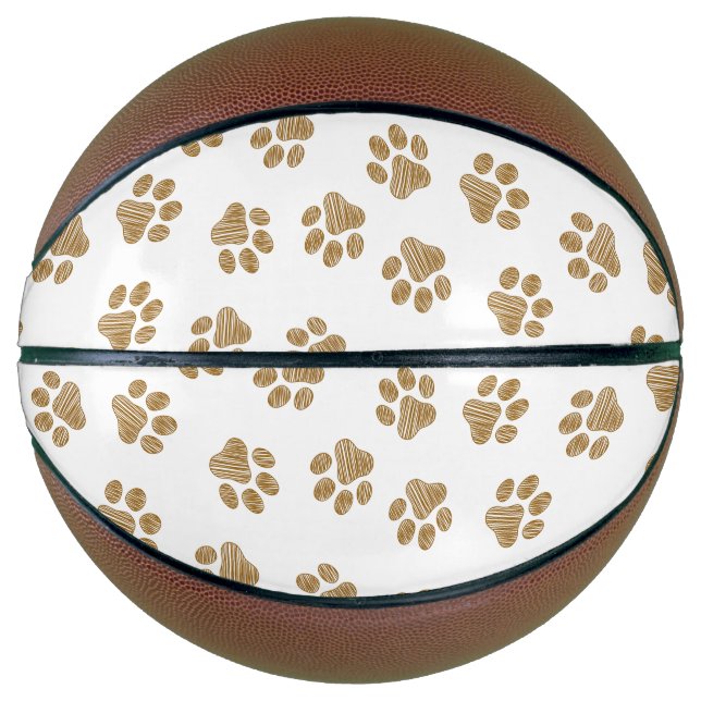 Balón De Baloncesto Manos de perro, garras de perro, patas de oro Nara (Anverso)