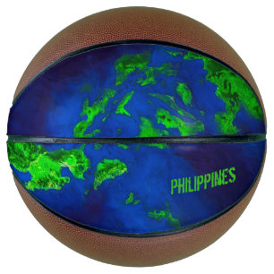 Balón De Baloncesto Mapa de Filipinas