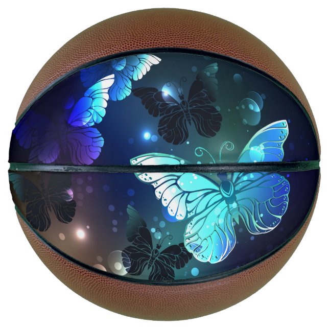 Balón De Baloncesto Mariposa nocturna fluida (Anverso)