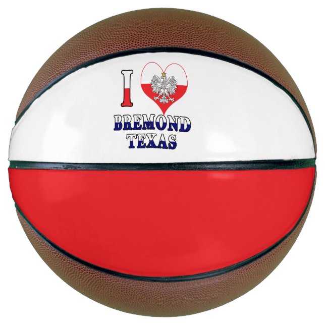 Balón De Baloncesto Me encanta Bremond Texas (Anverso)