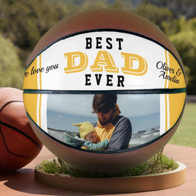 Balón De Baloncesto Mejor Padre Amarillo Alguna Vez Padre Keepsake 2 F (Subido por el creador)