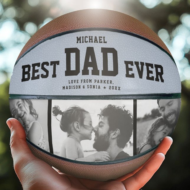 Balón De Baloncesto MEJOR PADRE QUE EL Collage de fotos único de moda  (Subido por el creador)