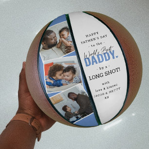 Balón De Baloncesto 'Mejor Papi del Mundo' por una LARGA FOTO!