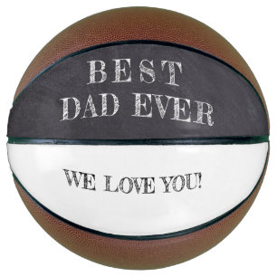 Balón De Baloncesto Mejor timbre blanco negro de papá