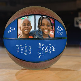 Balón De Baloncesto Mejor tío foto azul