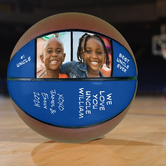 Balón De Baloncesto Mejor tío foto azul (Subido por el creador)