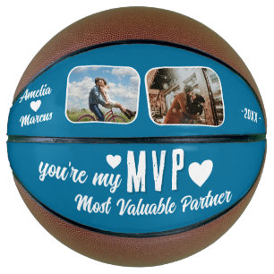 Balón De Baloncesto Mi socio más valioso de MVP 2 fotos