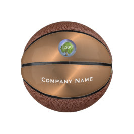 Balón De Baloncesto Mini cobre con logotipo comercial