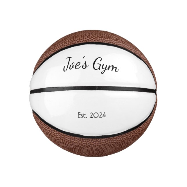 Balón de Baloncesto Mini Personalizado (Anverso)