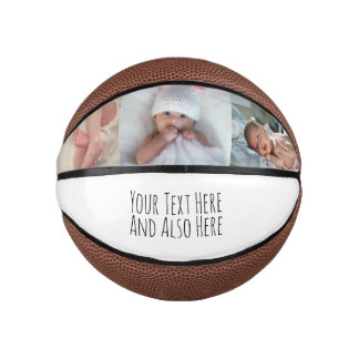 Balón de baloncesto mini personalizado con foto y