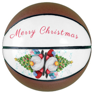Balón De Baloncesto Navidades Cute Gnome Baloncesto