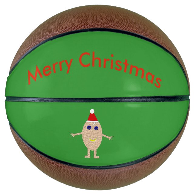 Balón De Baloncesto Navidades divertidos Egg Basketball (Anverso)