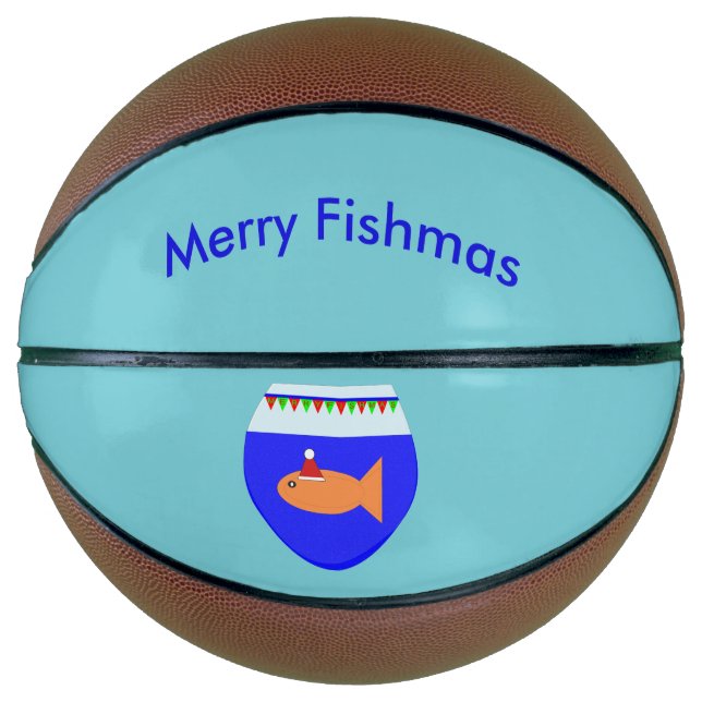 Balón De Baloncesto Navidades Fiesta Goldfish Baloncesto (Anverso)