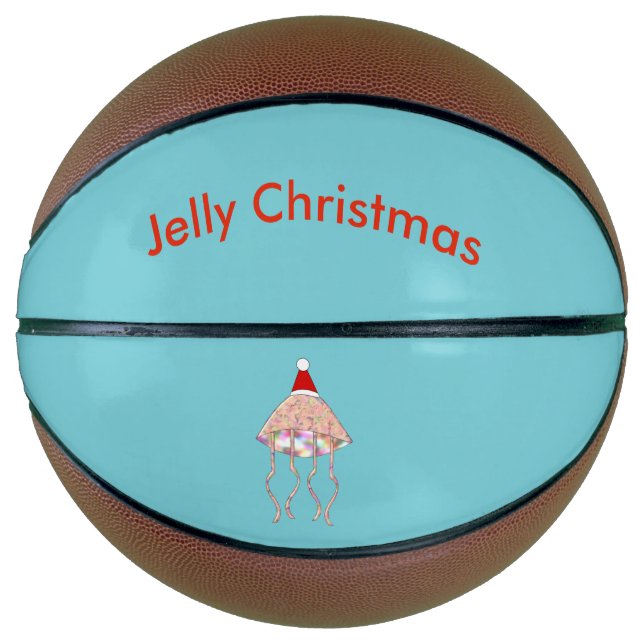 Balón De Baloncesto Navidades Fiesta Jellyfish Baloncesto (Anverso)