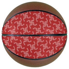 Balón De Baloncesto Navidades Garland Red, decoración de Navidades, na