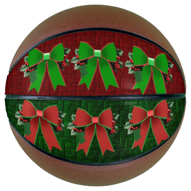 Balón De Baloncesto Navidades Se Golpean Con Baloncesto De Baloncesto  (Anverso)