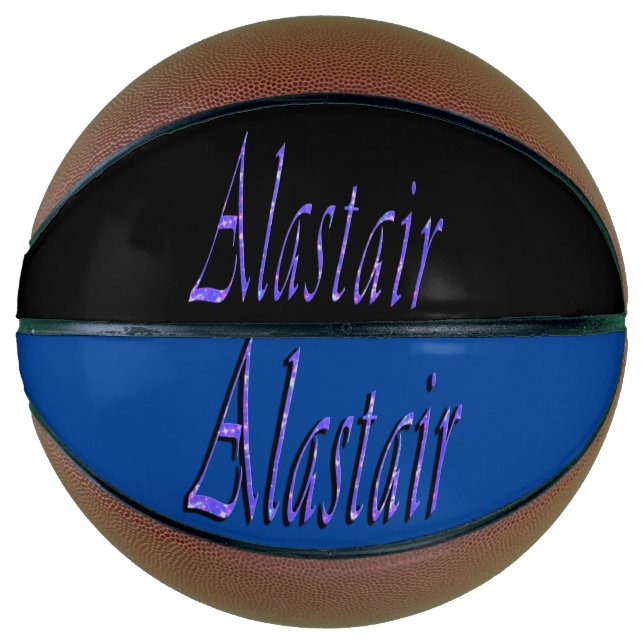 Balón De Baloncesto Nombre de Blue Alastair, baloncesto (Anverso)