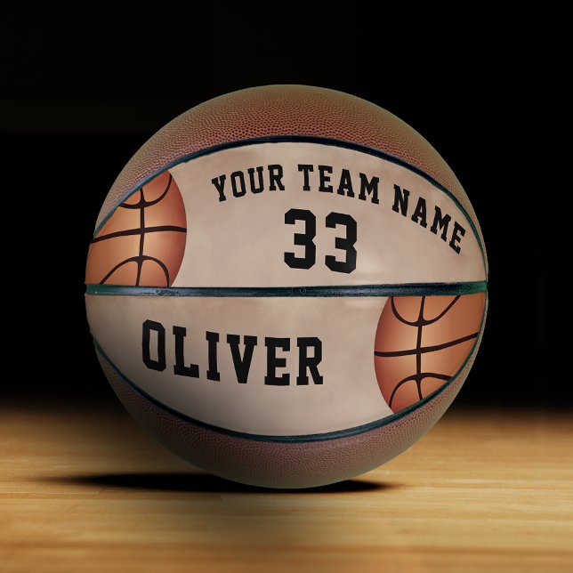 Balón De Baloncesto Nombre del jugador de baloncesto personalizado Nom (Subido por el creador)