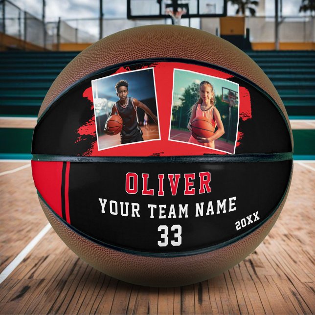Balón De Baloncesto Nombre del jugador personalizado Número de equipo  (Subido por el creador)