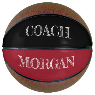 Balón De Baloncesto NOMBRE DEL Personalizado DE grabaciones ROJO