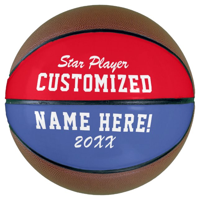 Balón De Baloncesto Nombre personalizado deportivo baloncesto (Anverso)