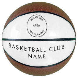 Balón De Baloncesto Nombre y logotipo del club de baloncesto personali