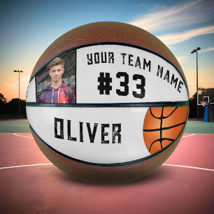 Balón De Baloncesto Nombre y número de jugador personalizado Nombre de