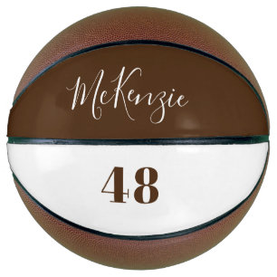 Balón De Baloncesto Nombre y número del jugador de equipo personalizad