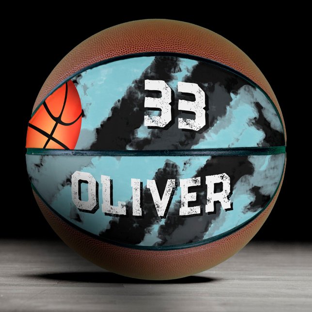 Balón De Baloncesto Nombre y número del jugador Personalizado moderno (Subido por el creador)