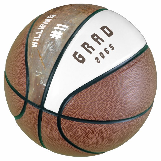 Balón De Baloncesto Número de equipo Nombre personalizado Graduación R (Angular)