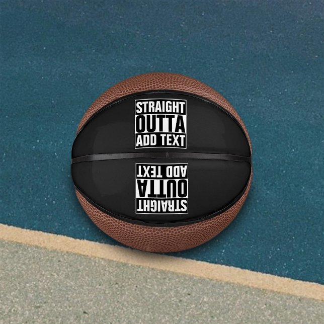 Balón De Baloncesto OUTTA DIRECTA - agrega tu texto aquí/crea el propi (Subido por el creador)