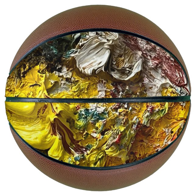 Balón De Baloncesto Paleta del artista #1 (Anverso)