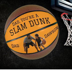 Balón De Baloncesto Papá moderno, eres un slam dunk! Personaliza