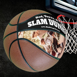 Balón De Baloncesto Papá moderno, eres un slam dunk! Personaliza