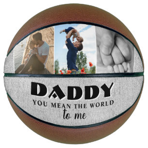Balón De Baloncesto Papá, tú significas Día del Padre Rústico Mundial